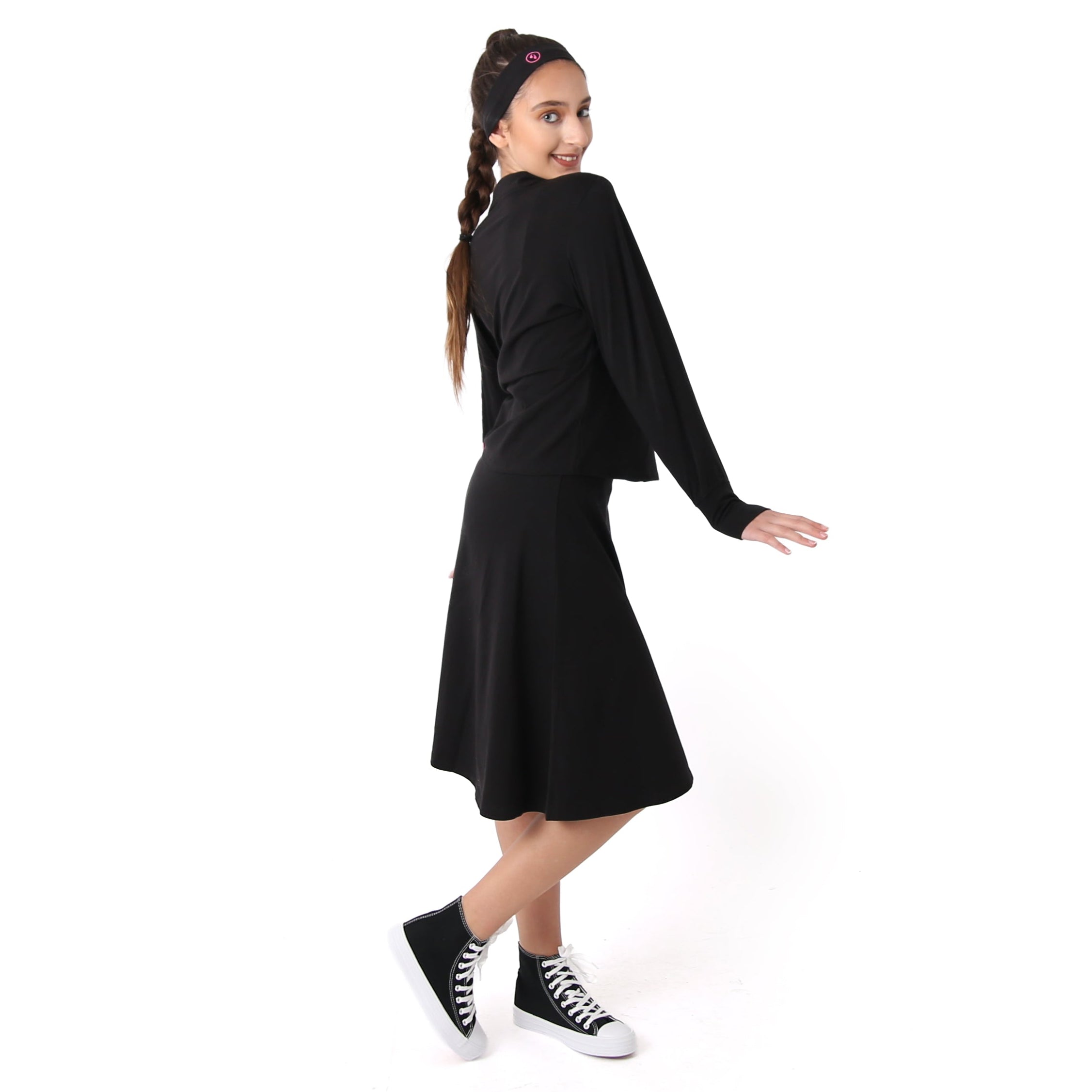The Studio Shorts Skirt (Black)