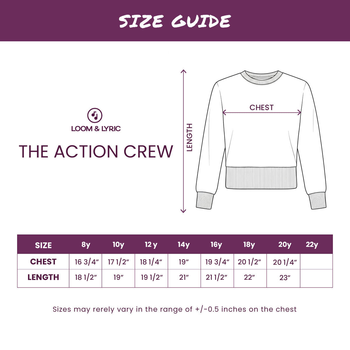Size Guide 1