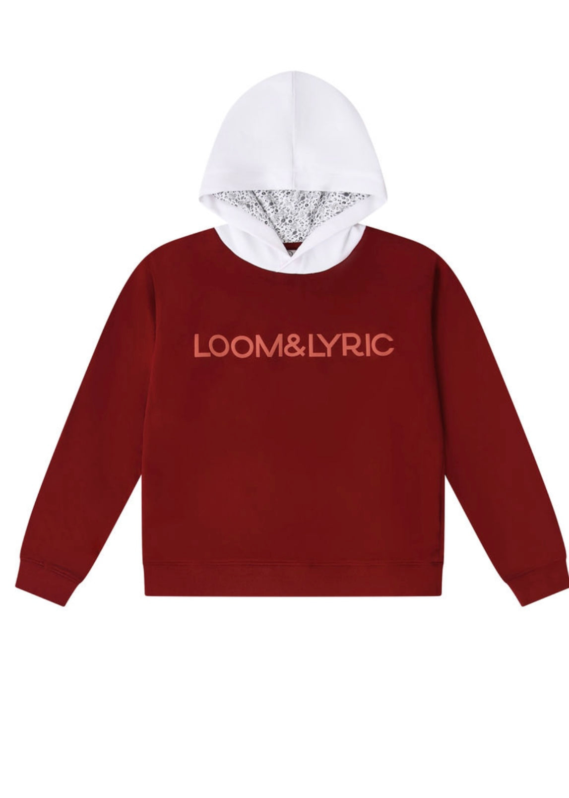 Contrast Hoodie (Merlot)