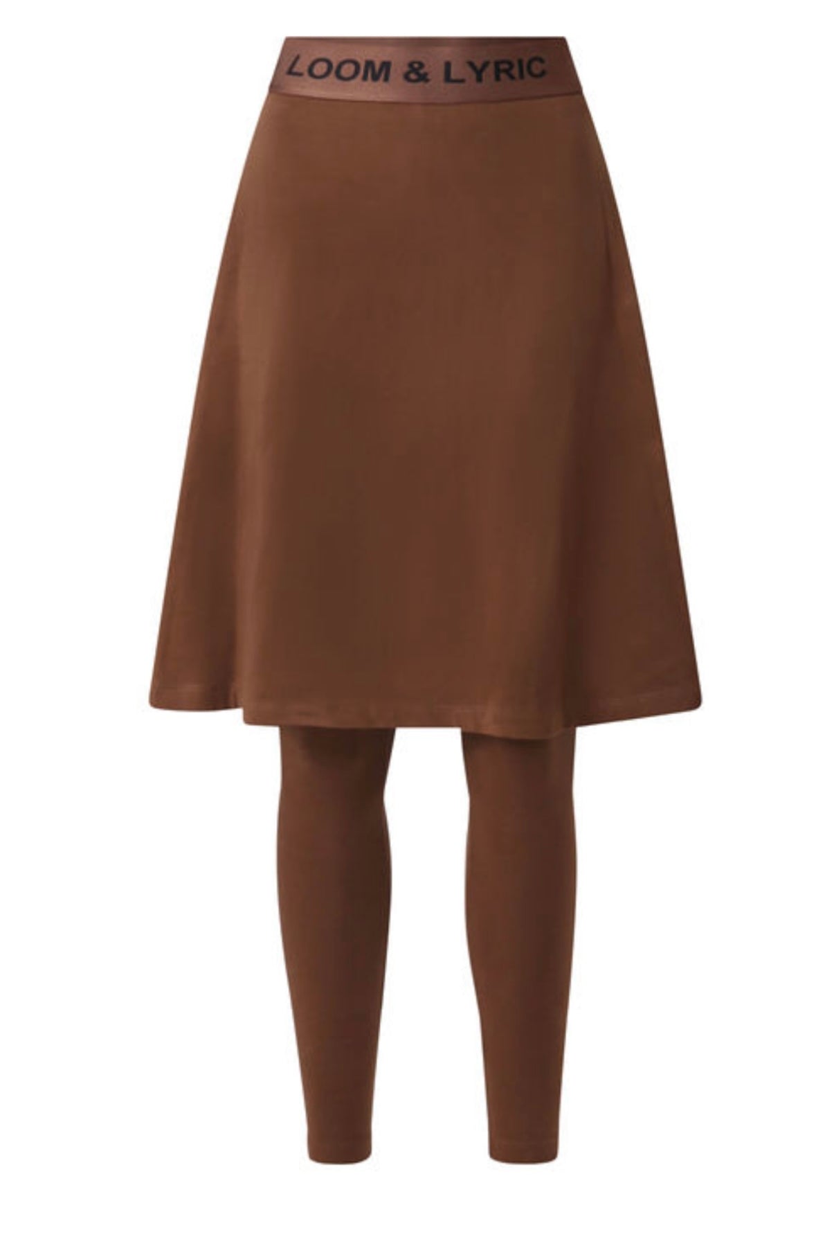 The Studio Leggings Skirt (Brown)