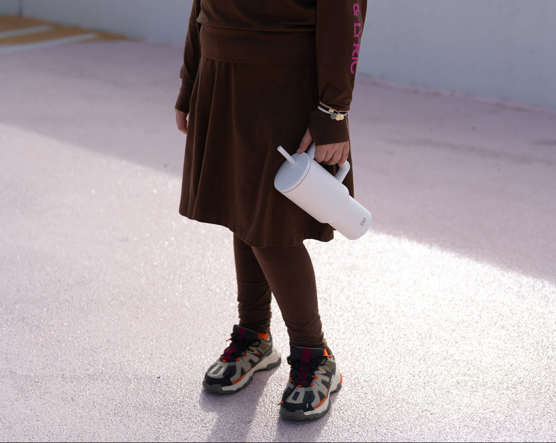 The Studio Leggings Skirt (Brown)