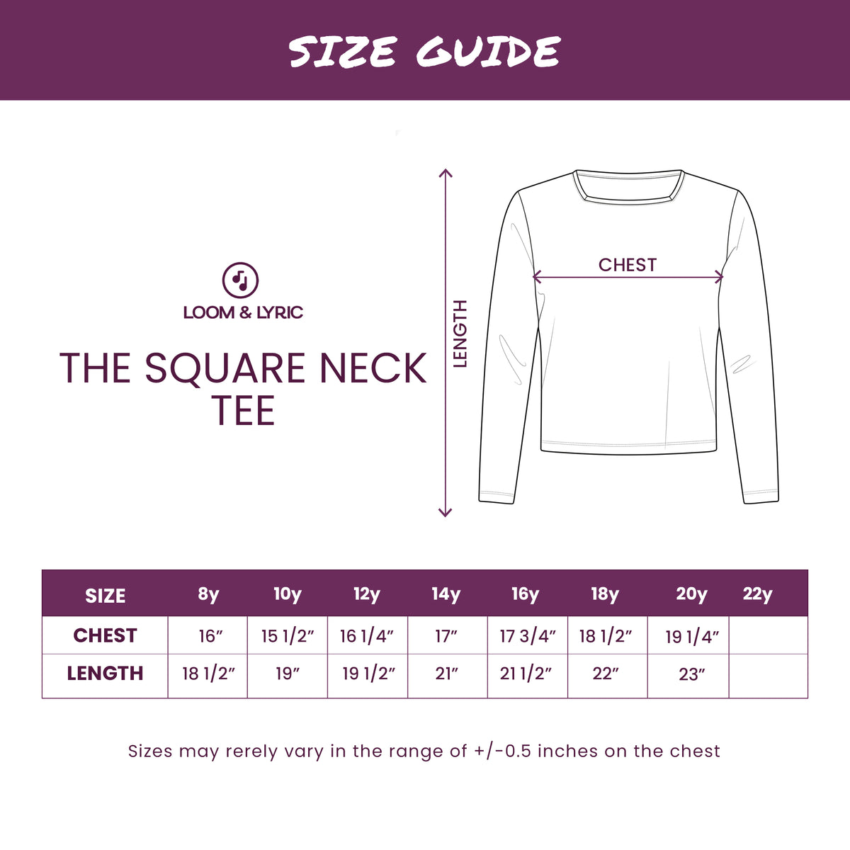 Size Guide 1