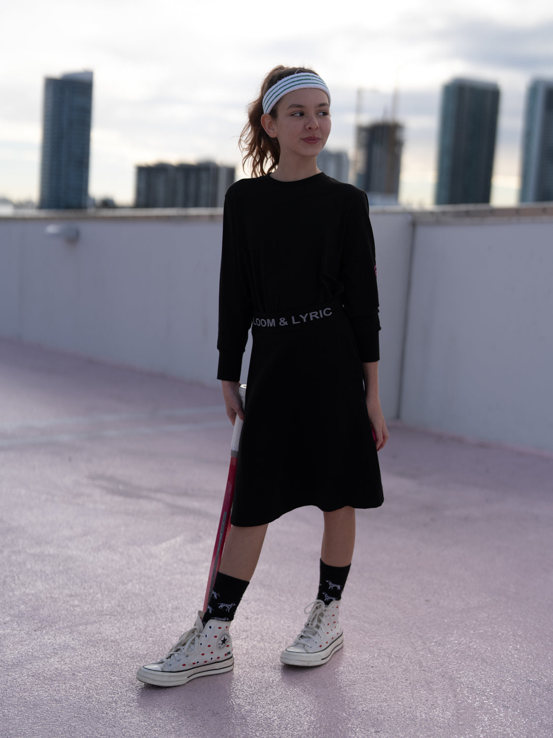 The Studio Shorts Skirt (Black)