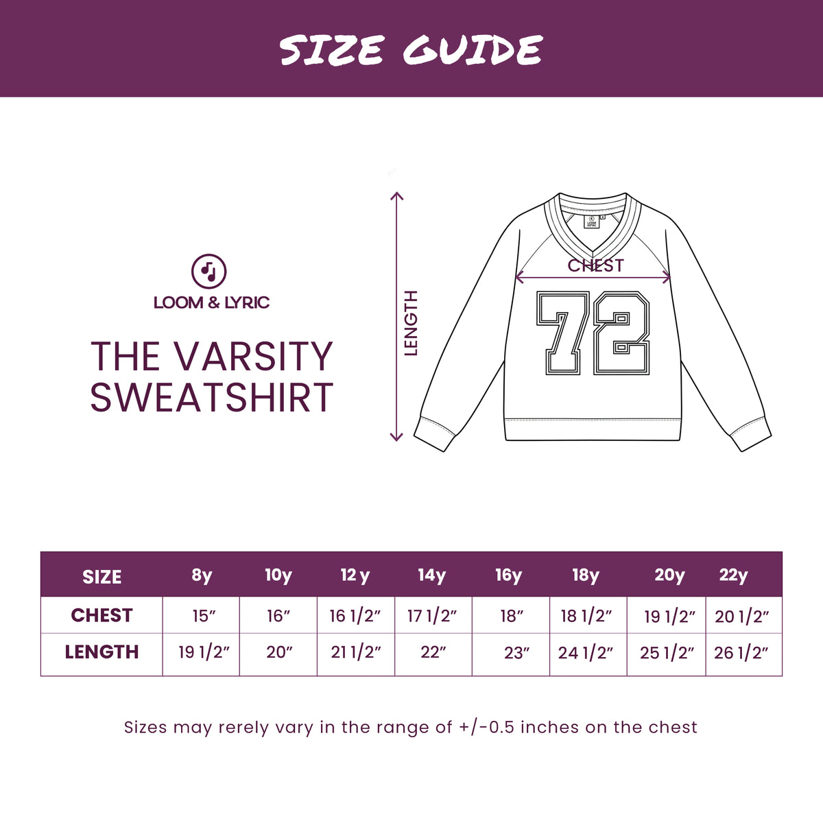 Size Guide 1