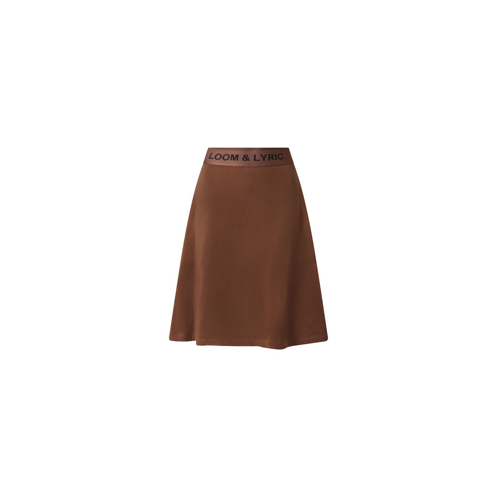 The Studio Skirt with Shorts (Brown)