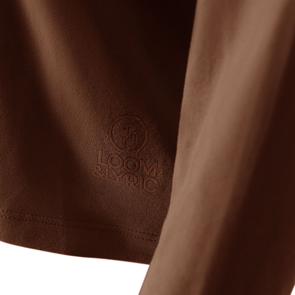 The Square Neck Tee (Brown)